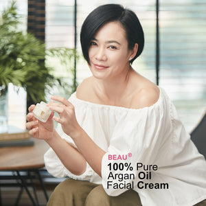 Argan Oil, BEAU 100% Pure Organic, Facial Cream Seawave Gift Set, 宝儿纯正阿甘油脸霜 (Seawave 礼盒装)