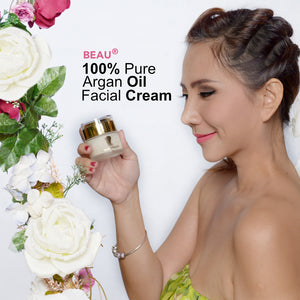 Argan Oil BEAU 100% Pure Organic Facial Cream Flamingo Gift Set 宝儿纯正阿甘油脸霜 (Flamingo 礼盒装)
