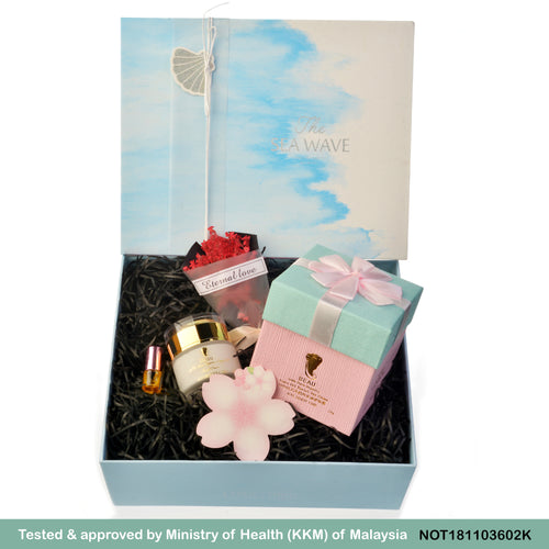 Argan Oil, BEAU 100% Pure Organic, Facial Cream Seawave Gift Set, 宝儿纯正阿甘油脸霜 (Seawave 礼盒装)